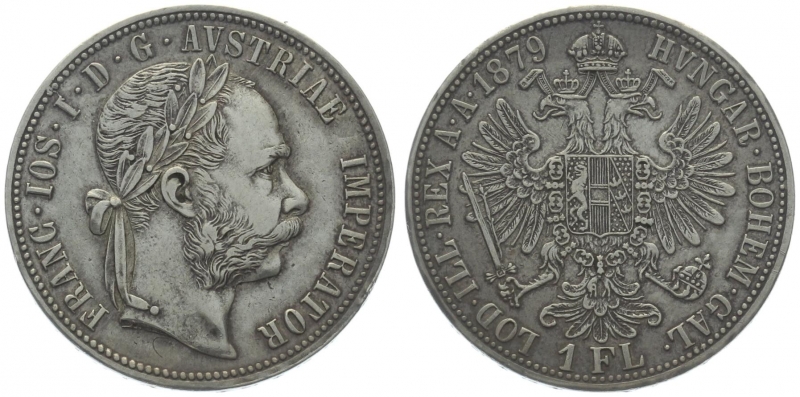 Österreich 1 Florin 1879 - Franz Josef I.